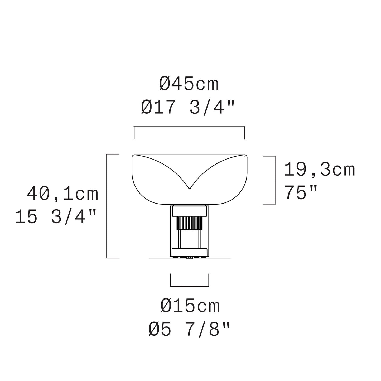 Aella T 45 Openworked Table Lamp